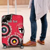 St Kilda NAIDOC 2026 Personalised Luggage Cover 50 Years of Deadly Aboriginal Art LT14