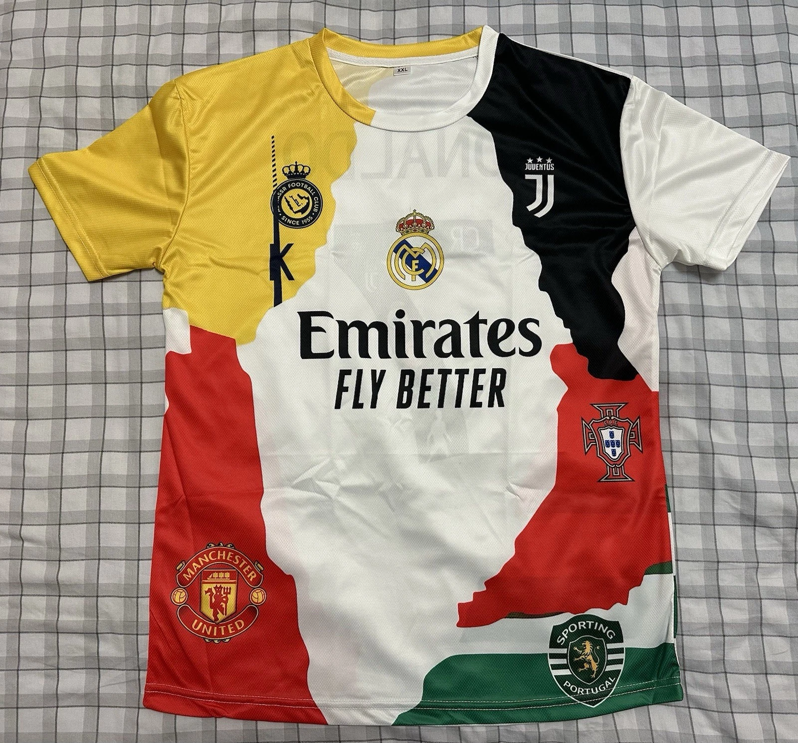 Cristiano Ronaldo Mix All Club Jersey Cristiano Ronaldo Mix All Club Jersey