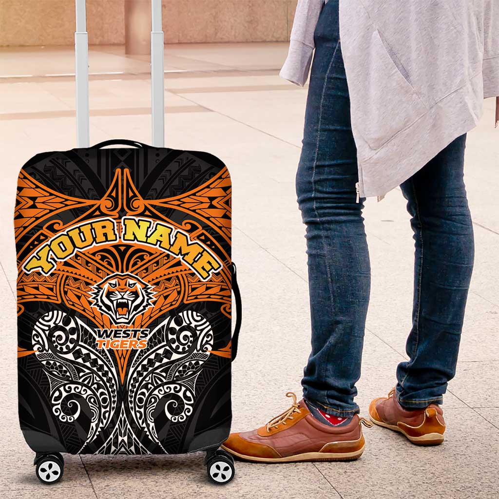 Personalized Wests Tigers Luggage Cover Polynesian Tribal Pattern Style TS04 Personalized Wests Tigers Luggage Cover Polynesian Tribal Pattern Style TS04