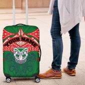 Personalized New Zealand Warriors Luggage Cover Polynesian Tribal Pattern Style TS04