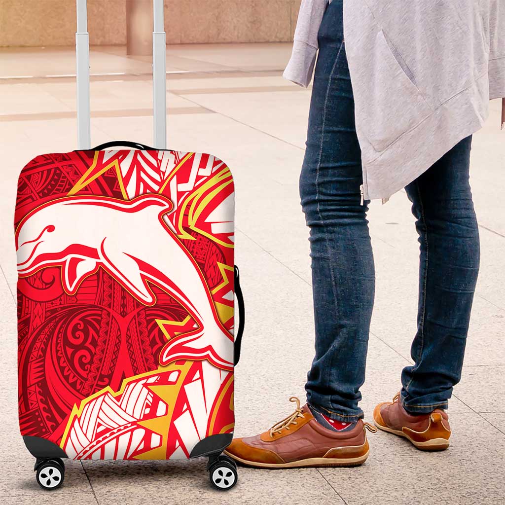 Dolphins Luggage Cover Polynesian Tribal Tattoo Pacific Sport Art TS04 Dolphins Luggage Cover Polynesian Tribal Tattoo Pacific Sport Art TS04