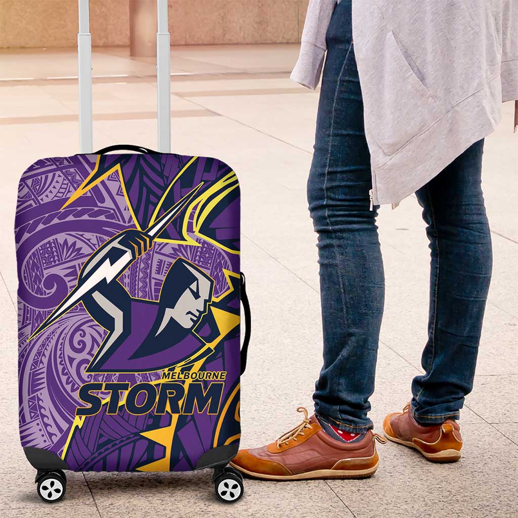 Melbourne Storm Luggage Cover Polynesian Tribal Tattoo Pacific Sport Art TS04 Melbourne Storm Luggage Cover Polynesian Tribal Tattoo Pacific Sport Art TS04
