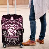 Personalized Manly Warringah Sea Eagles Luggage Cover Polynesian Tribal Pattern Style TS04