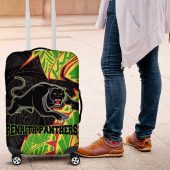 Penrith Panthers Luggage Cover Polynesian Tribal Tattoo Pacific Sport Art TS04
