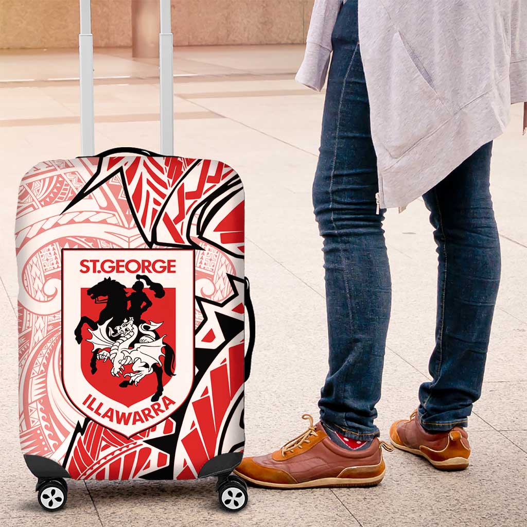 St George Illawarra Dragons Luggage Cover Polynesian Tribal Tattoo Pacific Sport Art TS04 St George Illawarra Dragons Luggage Cover Polynesian Tribal Tattoo Pacific Sport Art TS04