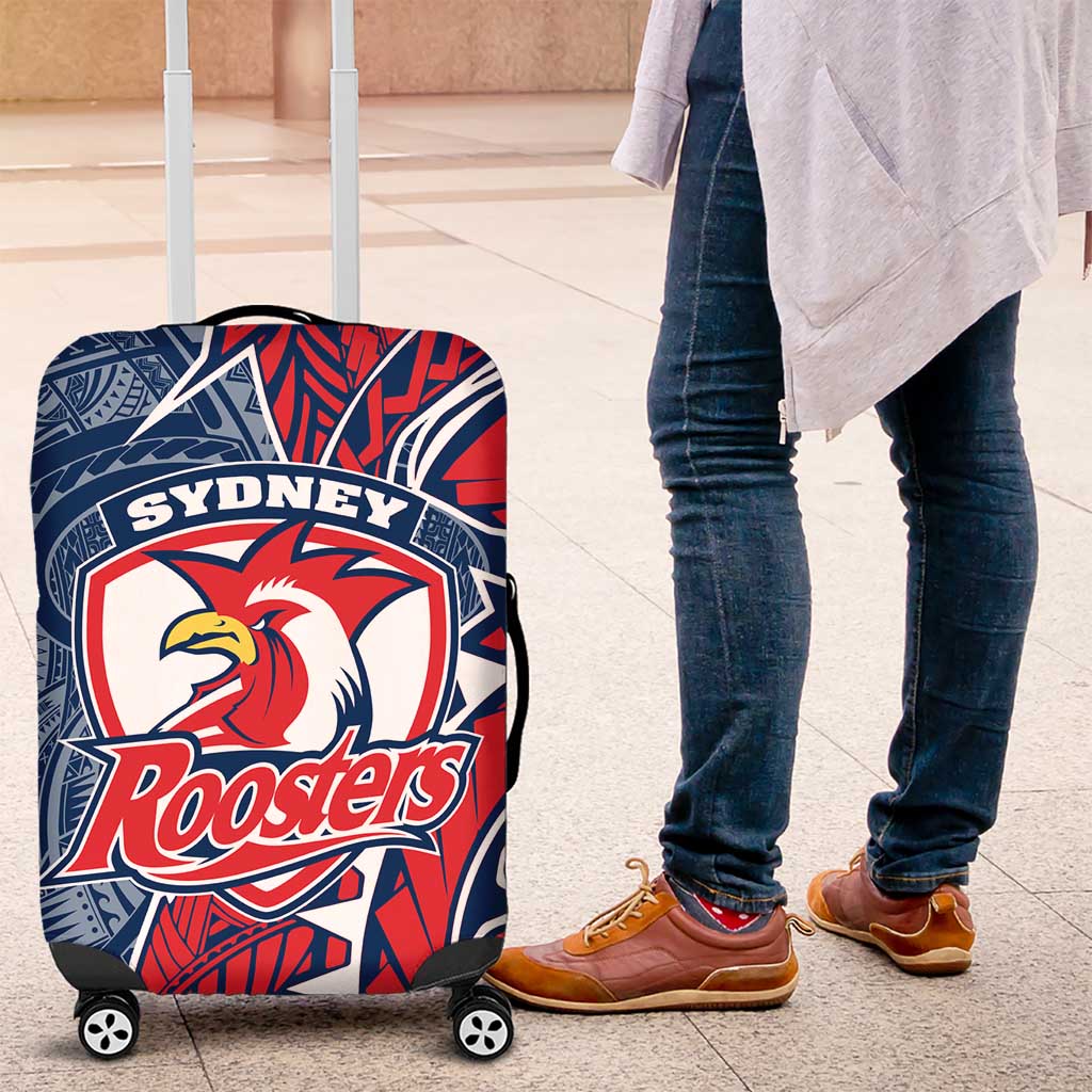 Sydney Roosters Luggage Cover Polynesian Tribal Tattoo Pacific Sport Art TS04 Sydney Roosters Luggage Cover Polynesian Tribal Tattoo Pacific Sport Art TS04
