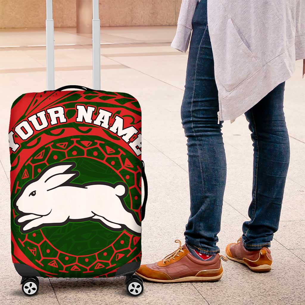 Personalized South Sydney Rabbitohs Luggage Cover Polynesian Tribal Chest and Sleeve Tattoo TS04 Personalized South Sydney Rabbitohs Luggage Cover Polynesian Tribal Chest and Sleeve Tattoo TS04