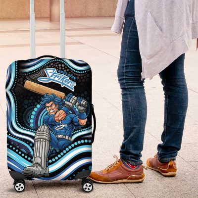 Adelaide Strikers Cricket Luggage Cover Australian Cricket Mascot - Modern Indigenous Style TS04