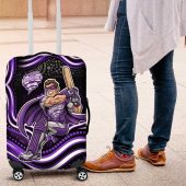 Hobart Hurricanes Cricket Luggage Cover Australian Cricket Mascot - Modern Indigenous Style TS04