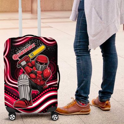 Melbourne Renegades Cricket Luggage Cover Australian Cricket Mascot - Modern Indigenous Style TS04