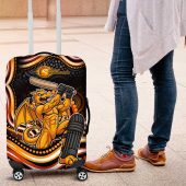 Perth Scorchers Cricket Luggage Cover Australian Cricket Mascot - Modern Indigenous Style TS04