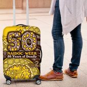 Hawthorn Hawks NAIDOC Week 2026 Luggage Cover Australian Aboriginal Dot Art Dreamtime Pattern Style TS04