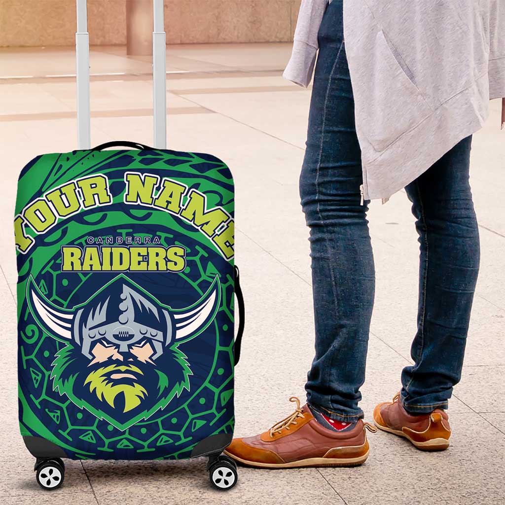 Personalized Canberra Raiders Luggage Cover Polynesian Tribal Chest and Sleeve Tattoo TS04 Personalized Canberra Raiders Luggage Cover Polynesian Tribal Chest and Sleeve Tattoo TS04