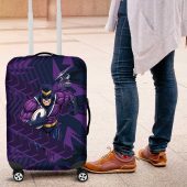 Melbourne Storm Rugby Luggage Cover Fierce Mascot Geometric Tribal Art TS04