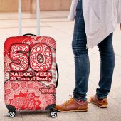 Sydney Swans NAIDOC Week 2026 Luggage Cover Australian Aboriginal Dot Art Dreamtime Pattern Style TS04