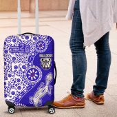 Canterbury-Bankstown Bulldogs NAIDOC Week 2026 Luggage Cover Aboriginal Lizard Dot Painting - 50 Years of Deadly TS04