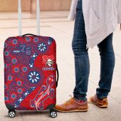Newcastle Knights NAIDOC Week 2026 Luggage Cover Aboriginal Lizard Dot Painting - 50 Years of Deadly TS04