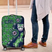 New Zealand Warriors NAIDOC Week 2026 Luggage Cover Aboriginal Lizard Dot Painting - 50 Years of Deadly TS04