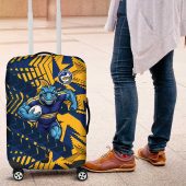 Parramatta Eels Rugby Luggage Cover Fierce Mascot Geometric Tribal Art TS04