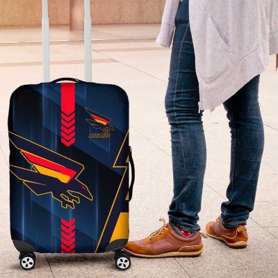 Adelaide Crows Luggage Cover Modern Geometric Sports Graphic Style TS04