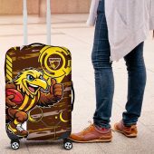 Hawthorn Hawks Luggage Cover Mascot Cartoon Football Illustration Style TS04