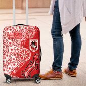 St George Illawarra Dragons NAIDOC Week 2026 Luggage Cover Aboriginal Lizard Dot Painting - 50 Years of Deadly TS04