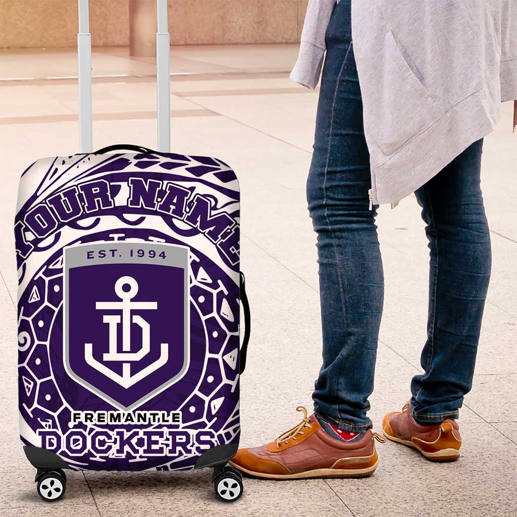 Personalized Fremantle Dockers Polynesian Luggage Cover Tribal Chest and Sleeve Tattoo Heritage Warrior TS04 Personalized Fremantle Dockers Polynesian Luggage Cover Tribal Chest and Sleeve Tattoo Heritage Warrior TS04