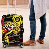 Richmond Tigers Luggage Cover Mascot Cartoon Football Illustration Style TS04