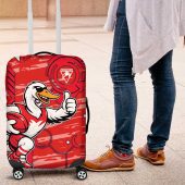 Sydney Swans Luggage Cover Mascot Cartoon Football Illustration Style TS04