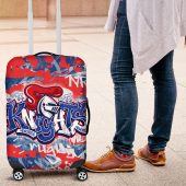 Newcastle Knights Rugby Luggage Cover Graffiti Typography Urban Camo Abstract Street Style TS04