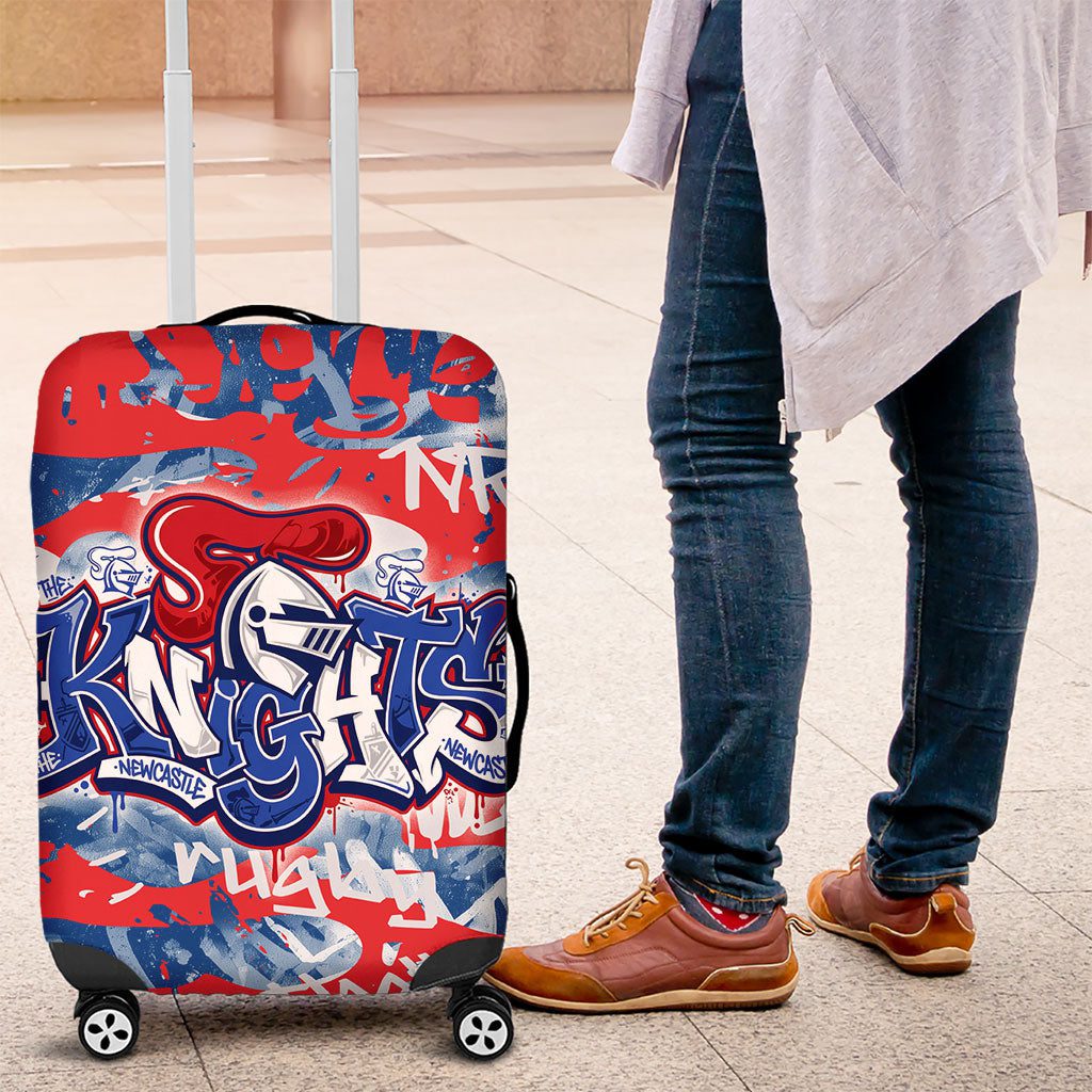 Newcastle Knights Rugby Luggage Cover Graffiti Typography Urban Camo Abstract Street Style TS04 Newcastle Knights Rugby Luggage Cover Graffiti Typography Urban Camo Abstract Street Style TS04