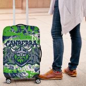 Canberra Raiders Rugby Luggage Cover Graffiti Typography Urban Camo Abstract Street Style TS04