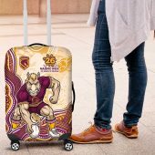 Brisbane Broncos NAIDOC Week 2026 Luggage Cover First Nations of Australia Aboriginal Mascot Rugby TS04
