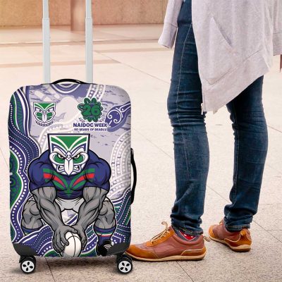 New Zealand Warriors NAIDOC Week 2026 Luggage Cover First Nations of Australia Aboriginal Mascot Rugby TS04