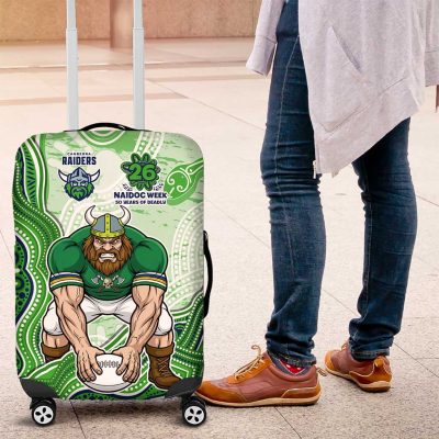 Canberra Raiders NAIDOC Week 2026 Luggage Cover First Nations of Australia Aboriginal Mascot Rugby TS04
