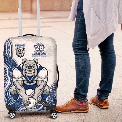 Canterbury-Bankstown Bulldogs NAIDOC Week 2026 Luggage Cover First Nations of Australia Aboriginal Mascot Rugby TS04