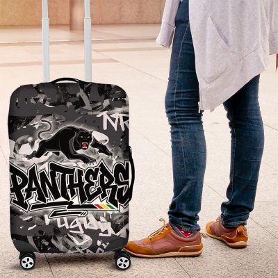 Penrith Panthers Rugby Luggage Cover Graffiti Typography Urban Camo Abstract Street Style TS04