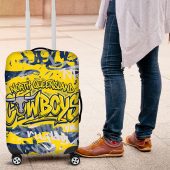 North Queensland Cowboys Rugby Luggage Cover Graffiti Typography Urban Camo Abstract Street Style TS04