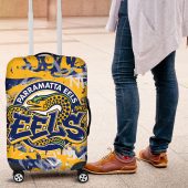 Parramatta Eels Rugby Luggage Cover Graffiti Typography Urban Camo Abstract Street Style TS04