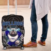 Canterbury Bankstown Bulldogs Rugby Luggage Cover The Scream of Lightning Eyes - Indigenous Dot Ripping Effect TS04
