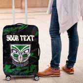 Personalized New Zealand Warriors Luggage Cover Graffiti Grunge Abstract Urban Street Style Design TS04