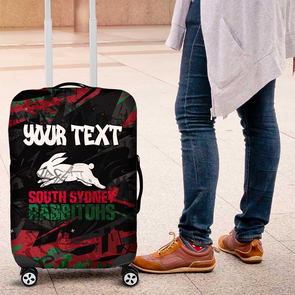 Personalized South Sydney Rabbitohs Luggage Cover Graffiti Grunge Abstract Urban Street Style Design TS04 Personalized South Sydney Rabbitohs Luggage Cover Graffiti Grunge Abstract Urban Street Style Design TS04