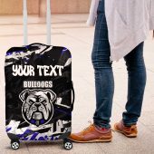 Personalized Canterbury-Bankstown Bulldogs Luggage Cover Graffiti Grunge Abstract Urban Street Style Design TS04