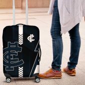 Carlton Blues Luggage Cover Modern Geometric Sports Graphic Style TS04