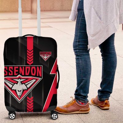 Essendon Bombers Luggage Cover Modern Geometric Sports Graphic Style TS04