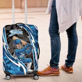 Adelaide Strikers Luggage Cover Flaming Lightning Storm Geometric Sports Mascot Art TS04
