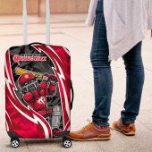 Melbourne Renegades Luggage Cover Flaming Lightning Storm Geometric Sports Mascot Art TS04