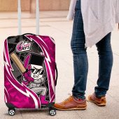 Sydney Sixers Luggage Cover Flaming Lightning Storm Geometric Sports Mascot Art TS04