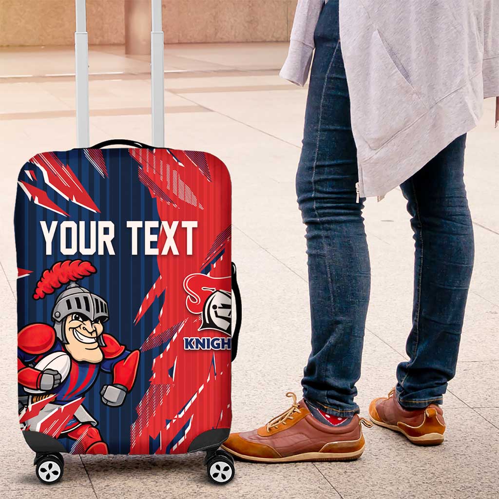 Personalized Newcastle Knights Luggage Cover Dynamic Lightning Mascot Rugby Australia TS04 Personalized Newcastle Knights Luggage Cover Dynamic Lightning Mascot Rugby Australia TS04