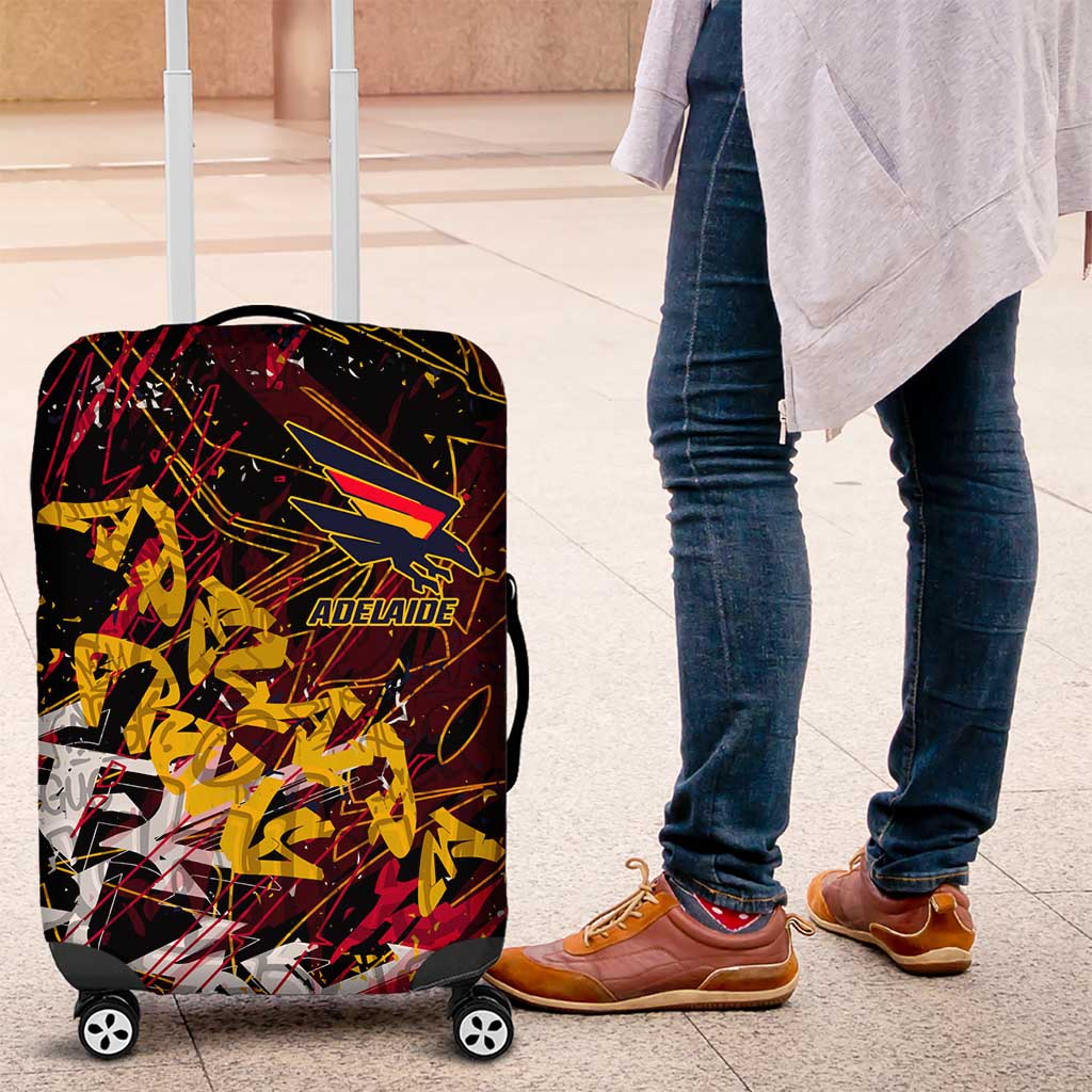 Adelaide Crows Luggage Cover Street Art Urban Graffiti Football TS04 Adelaide Crows Luggage Cover Street Art Urban Graffiti Football TS04
